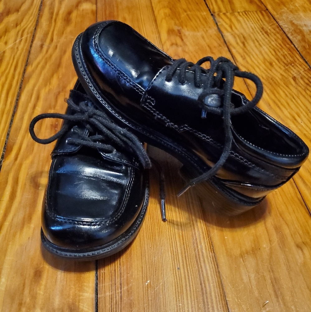 Kenneth Cole Toddler Boy Black Dress Shoe